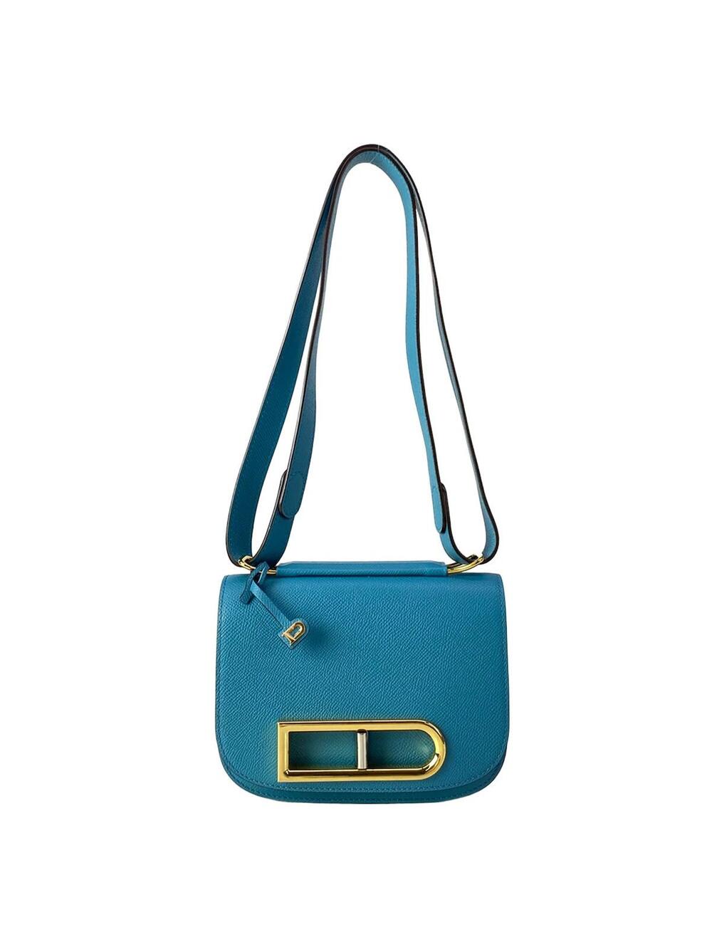 Delvaux Lingot Blue Leather Shoulder #301909D18B